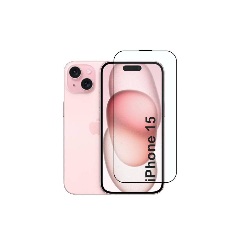 Ultra-Clear Tempered Glass Screen Protector for iPhone 15