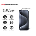 Ultra-Clear Tempered Glass Screen Protector for iPhone 15 Pro Max