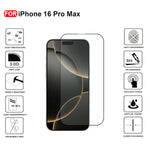 Ultra-Clear Tempered Glass Screen Protector for iPhone 16 Pro Max
