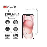 Ultra-Clear Tempered Glass Screen Protector for iPhone 15