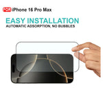 Ultra-Clear Tempered Glass Screen Protector for iPhone 16 Pro Max