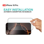 Ultra-Clear Tempered Glass Screen Protector for iPhone 16 Pro