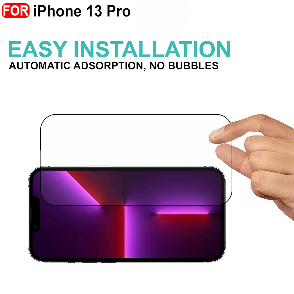 Ultra-Clear Tempered Glass Screen Protector for iPhone 13 Pro