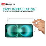 Ultra-Clear Tempered Glass Screen Protector for iPhone 16