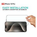 Ultra-Clear Tempered Glass Screen Protector for iPhone 15 Pro