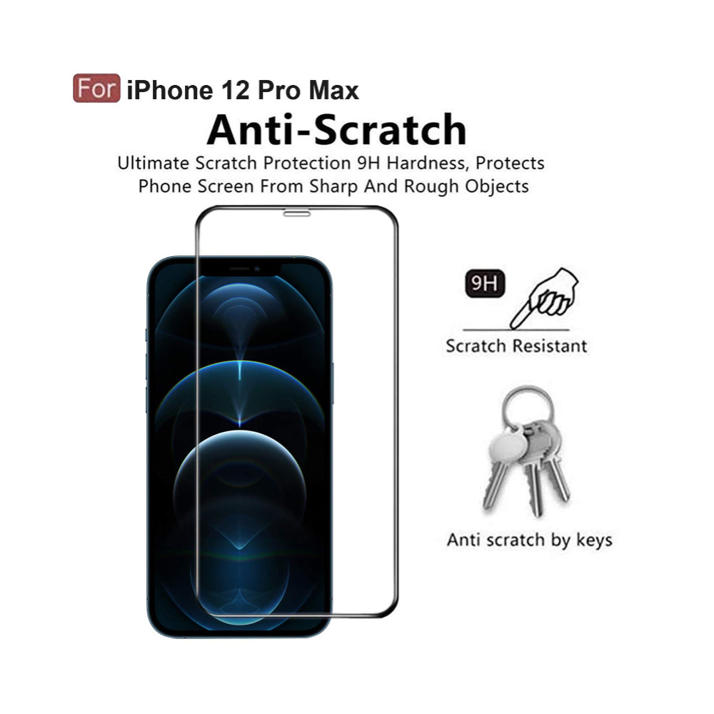 Ultra-Clear Tempered Glass Screen Protector for iPhone 12 Pro Max