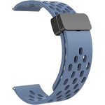Magnetic Clasp Adjustable Silicone iWatch Band for 49mm (Ultra 2/Ultra), 45mm, 44mm, 42mm – Compatible with Series 10/9/8/7/6/5/4/3/2/1/SE
