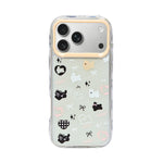 Cute Transparent Wavy Edge Phone Case for iPhone 17 Pro