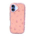 Cute Transparent Wavy Edge Phone Case for iPhone 17