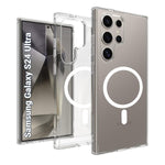 Crystal Clear Hard Anti-Yellow Magnetic Case for Samsung S24 Ultra & S25 Ultra