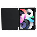 Crystal Transparent Trifold Protective Case with Pencil Slot for iPad 10.9 Inch (4th Gen / 5th Gen)