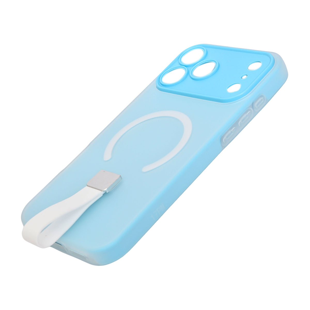 Frosty Matte with Silicone Finger Loop Phone Case for iPhone 17 Pro