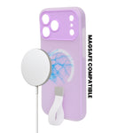 Frosty Matte with Silicone Finger Loop Phone Case for iPhone 17 Pro