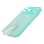 Frosty Matte with Silicone Finger Loop Phone Case for iPhone 17 Pro