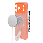 Frosty Matte with Silicone Finger Loop Phone Case for iPhone 17 Pro