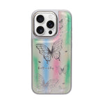 Butterfly Stylish Aesthetic Designer Slim Protective Cover for iPhone 15 Pro