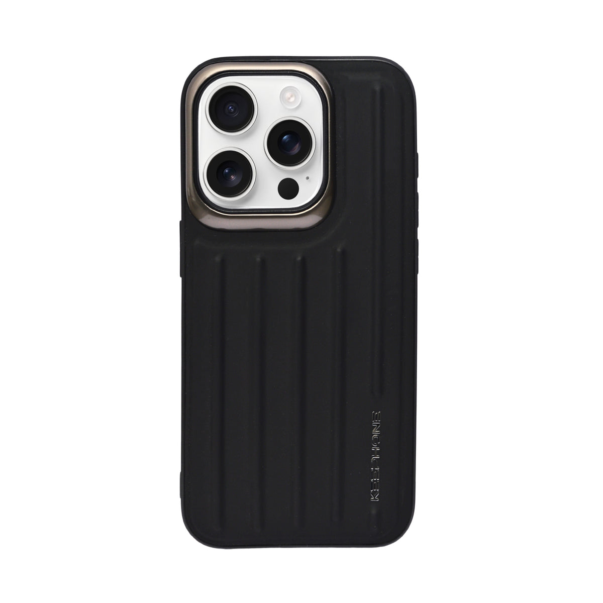 Lines Leather Smooth Phone Case For iPhone 15 Pro