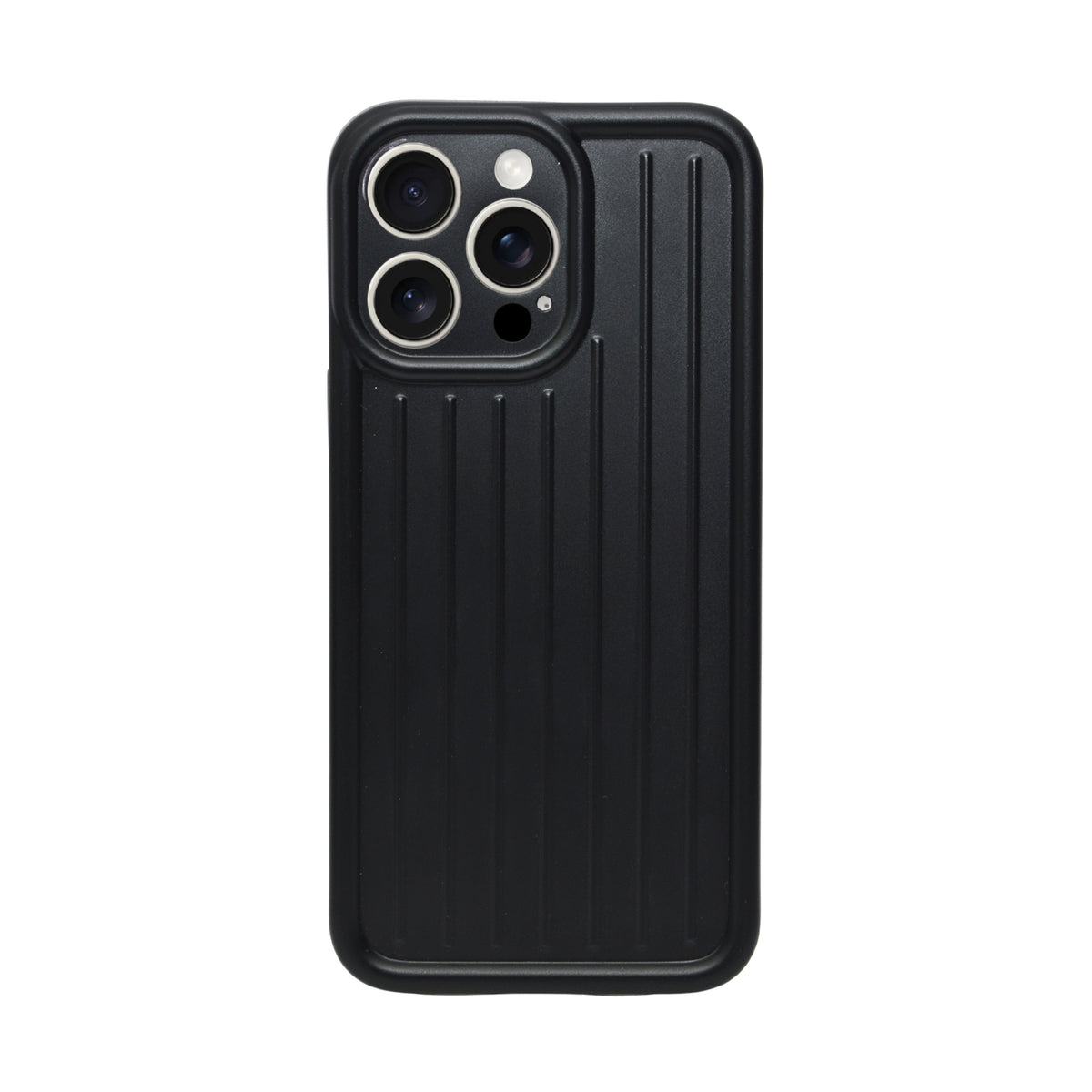 Corrugated Lines Pattern Matte Plating Cover For iPhone 14 Pro Max