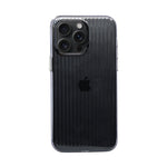 Hard Protective Striped Glossy Finish Phone Case for iPhone 15 Pro