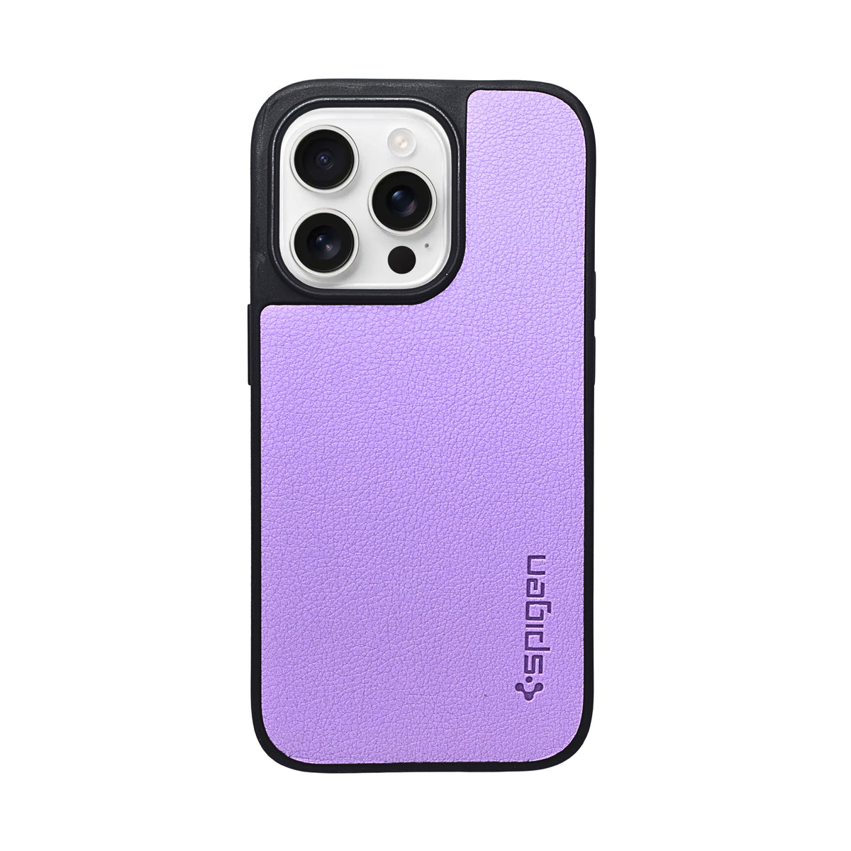 Spigen Leather Textured Protective Phone Case For iPhone 14 Pro Max