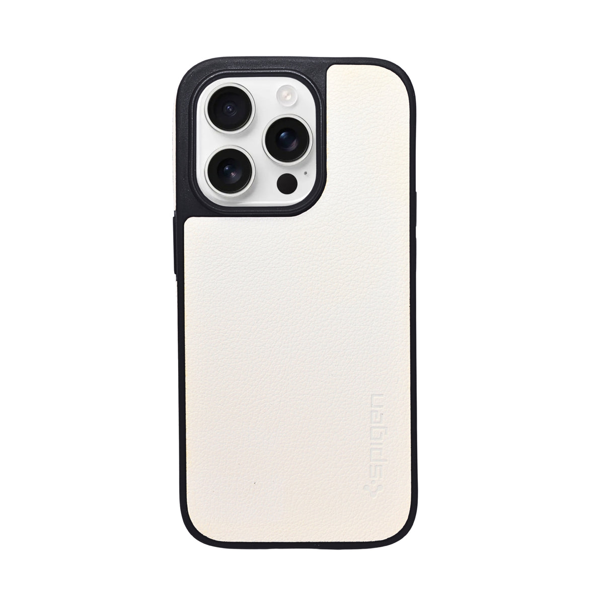 Spigen Leather Textured Protective Phone Case For iPhone 14 Pro Max