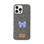 Cute Floral with 3D Bow Case For iPhone 16 Pro