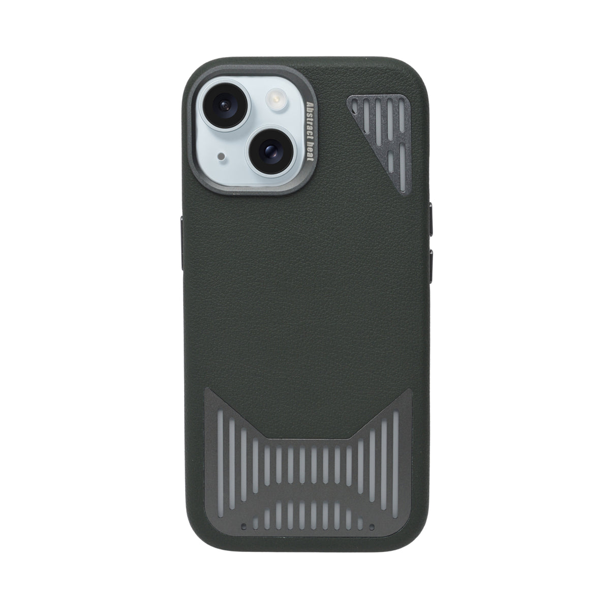 Premium Heat Dissipation with Modern Textured Finish Phone Case for iPhone 15