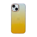 Fashionable Shockproof Yellow Gradient phone case for iPhone 15