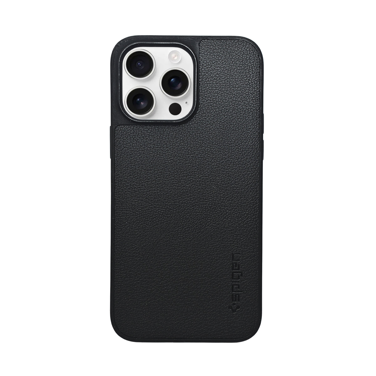 Spigen Leather Textured Protective Phone Case For iPhone 14 Pro Max