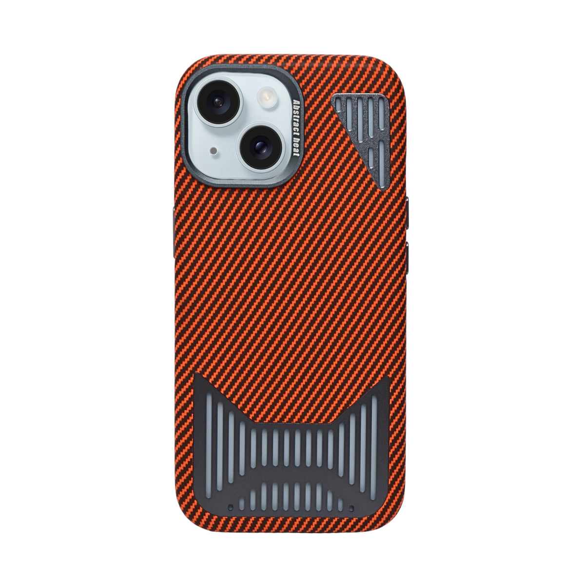 Premium Heat Dissipation with Modern Textured Finish Phone Case for iPhone 15
