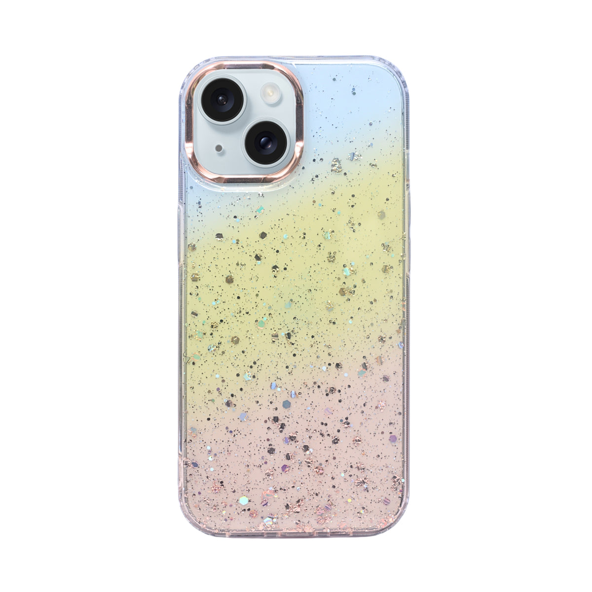 Shimmer Gradient Glitter Phone Case for iPhone 15