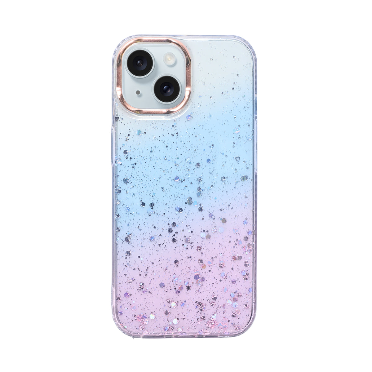 Shimmer Gradient Glitter Phone Case for iPhone 15
