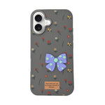 Cute Floral with 3D Bow Case For iPhone 16