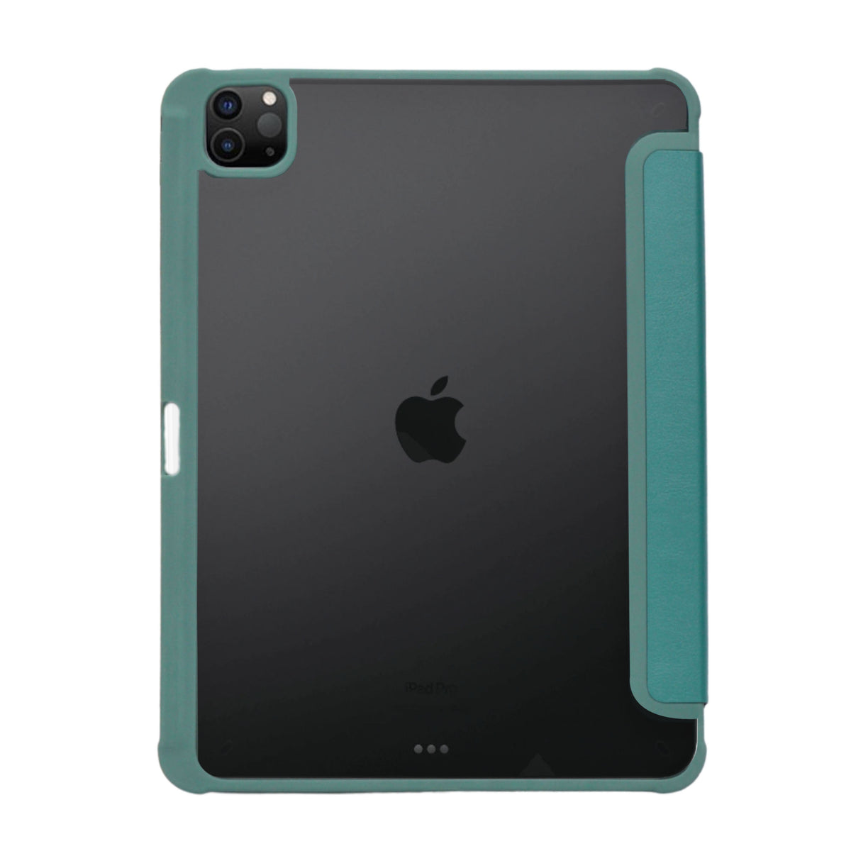 Transparent Trifold Smart Folio Case with Pencil Slot for iPad Pro 11 Inch