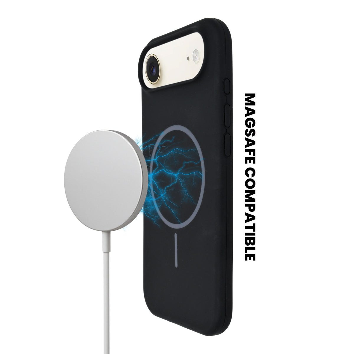 Soft Silicone with MagSafe Ring Phone Case for iPhone 17 Air