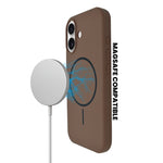 Soft Silicone with MagSafe Ring Phone Case for iPhone 17