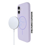 Soft Silicone with MagSafe Ring Phone Case for iPhone 17