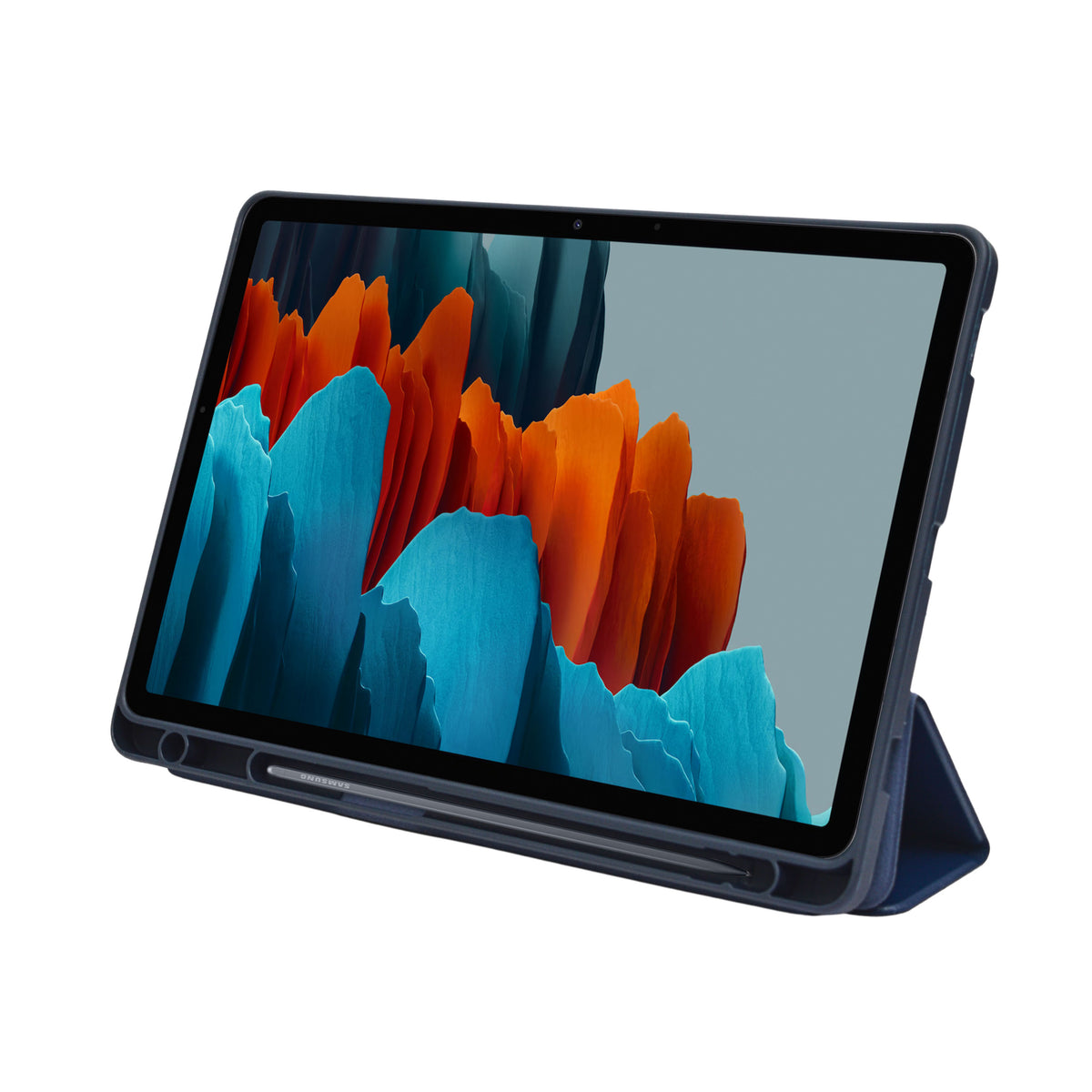 Trifold Smart Folio Case with Pencil Slot for Samsung Galaxy S7/ S8 / S9 / S9 FE