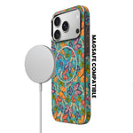 Cork Texture Printed MagSafe Compatible Phone Case for iPhone 17 Pro Max