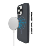 Soft Silicone with MagSafe Ring Phone Case for iPhone 15 Pro