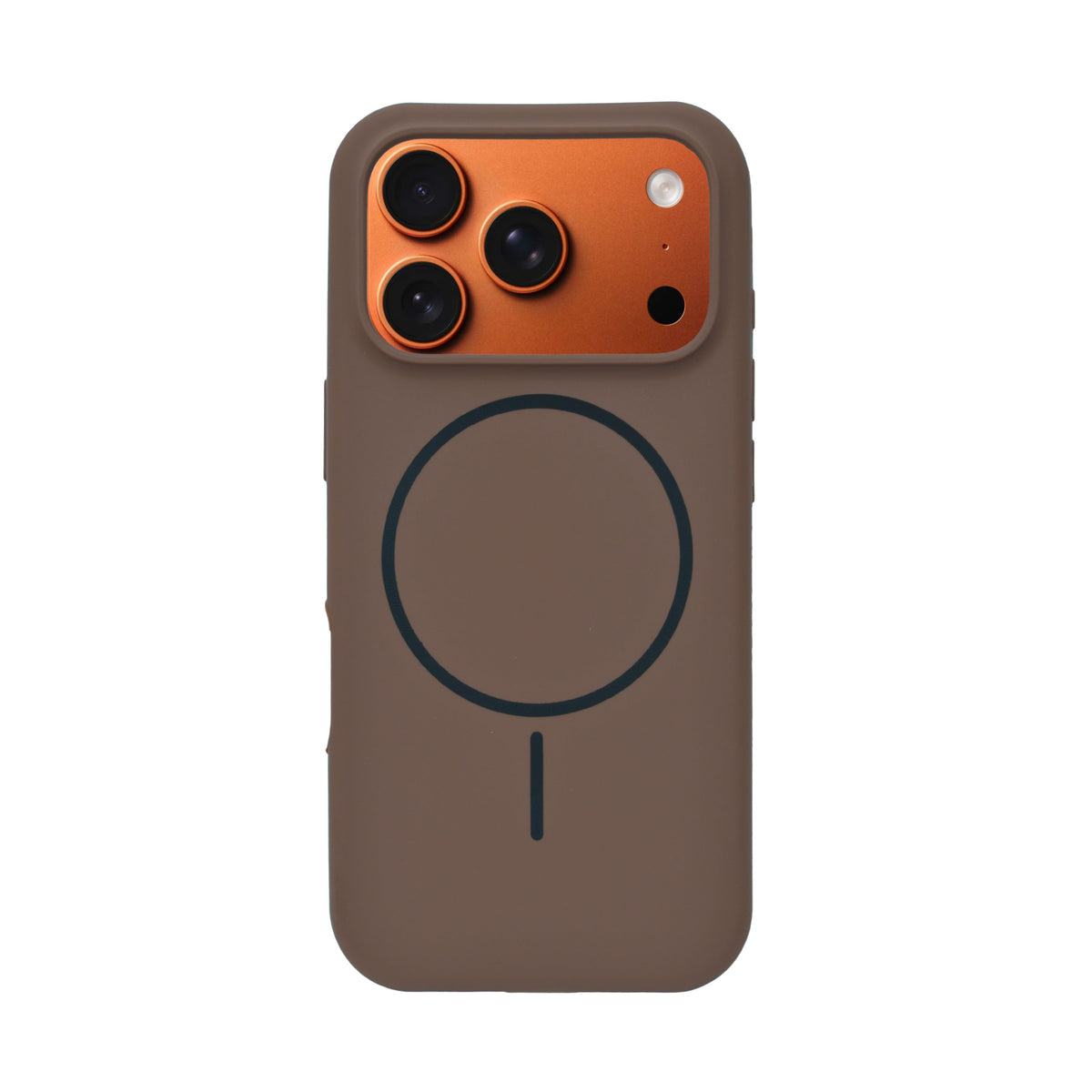 Soft Silicone with MagSafe Ring Phone Case for iPhone 17 Pro