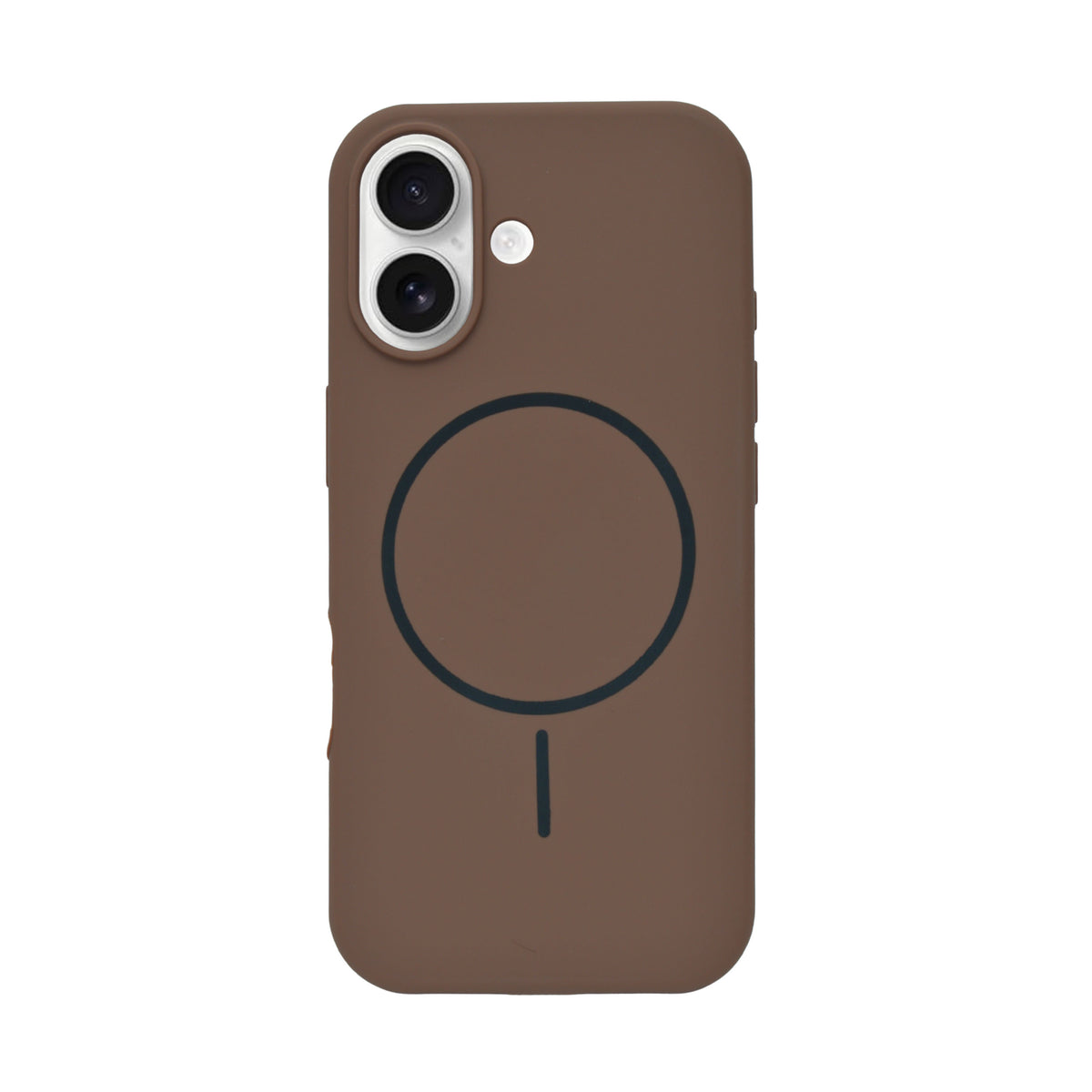 Soft Silicone with MagSafe Ring Phone Case for iPhone 17