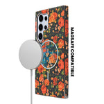 Cork Texture Printed MagSafe Compatible Phone Case for Samsung Galaxy S24 Ultra