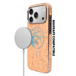 Cork Texture Printed MagSafe Compatible Phone Case for iPhone 17 Pro Max