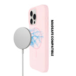 Soft Silicone with MagSafe Ring Phone Case for iPhone 15 Pro