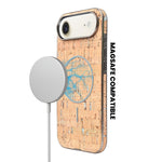 Cork Texture Printed MagSafe Compatible Phone Case for iPhone 17 Air