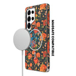 Cork Texture Printed MagSafe Compatible Phone Case for Samsung Galaxy S25 Ultra