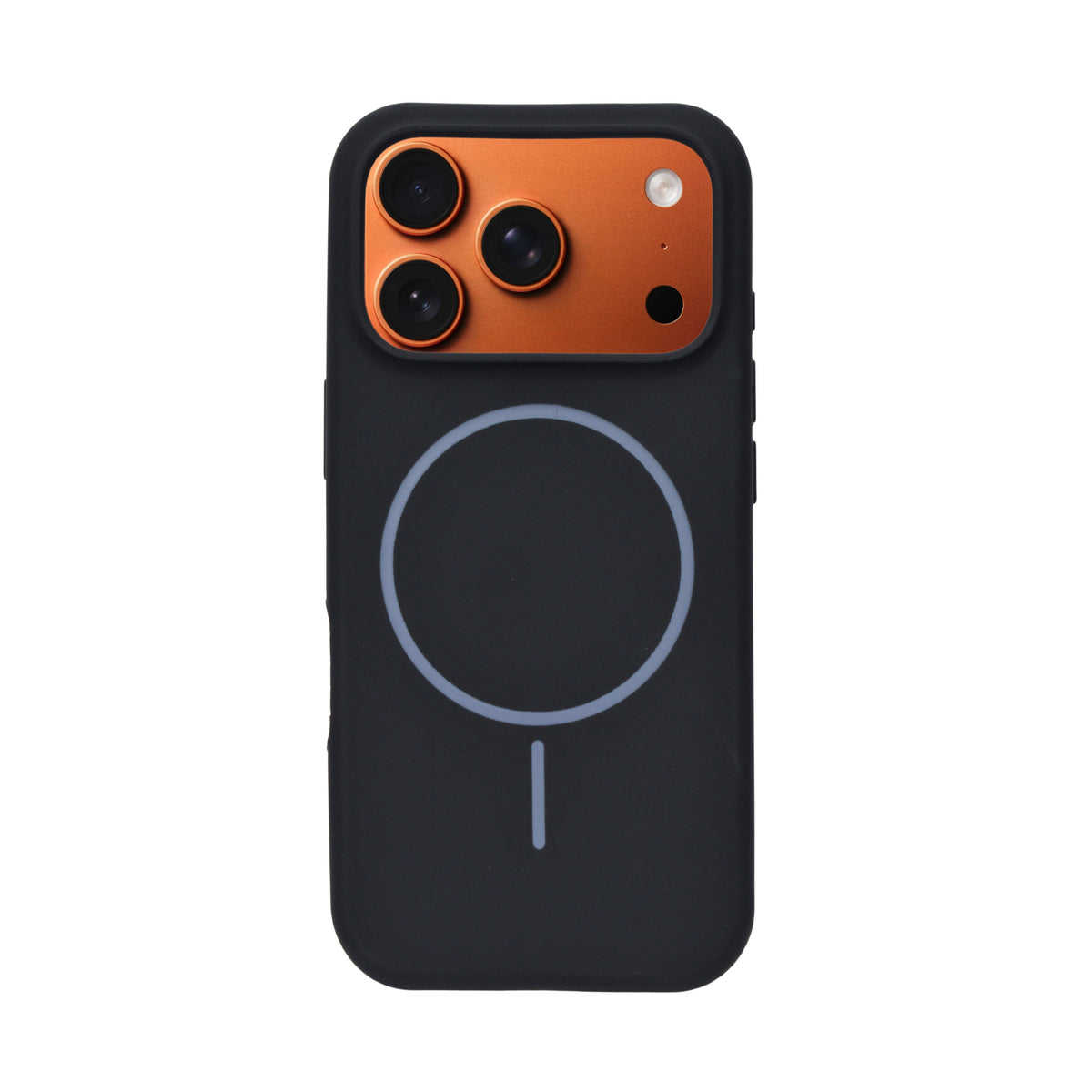 Soft Silicone with MagSafe Ring Phone Case for iPhone 17 Pro