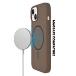 Soft Silicone with MagSafe Ring Phone Case for iPhone 14 Plus / 15 Plus
