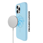 Soft Silicone with MagSafe Ring Phone Case for iPhone 15 Pro